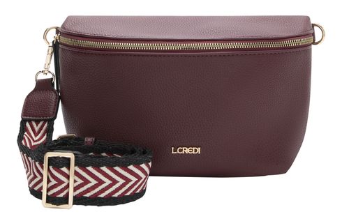 L.CREDI Oliana Crossbody Bag Wine