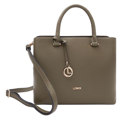 L.CREDI Maxima Handle Bag Forest