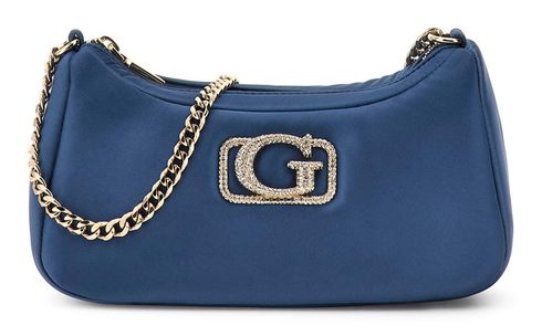 GUESS Prue Mini Top Zip Shoulder Bag Slate