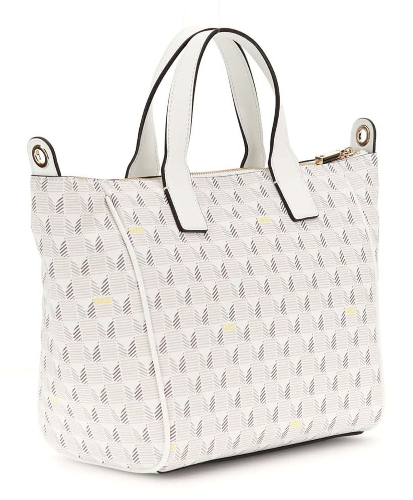 GUESS Follie Small Tote Bag Stone Logo GUESS Follie Small Tote Bag Stone Logo