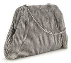 GUESS Zalina Frame Clutch Silver GUESS Zalina Frame Clutch Silver