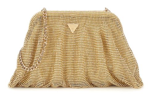 GUESS Zalina Frame Clutch Gold