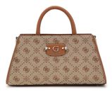 GUESS Neda Girlfriend Satchel Latte Logo GUESS Neda Girlfriend Satchel Latte Logo