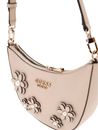 GUESS Zaria Mini Top Zipper Shoulder Bag Simply Taupe GUESS Zaria Mini Top Zipper Shoulder Bag Simply Taupe