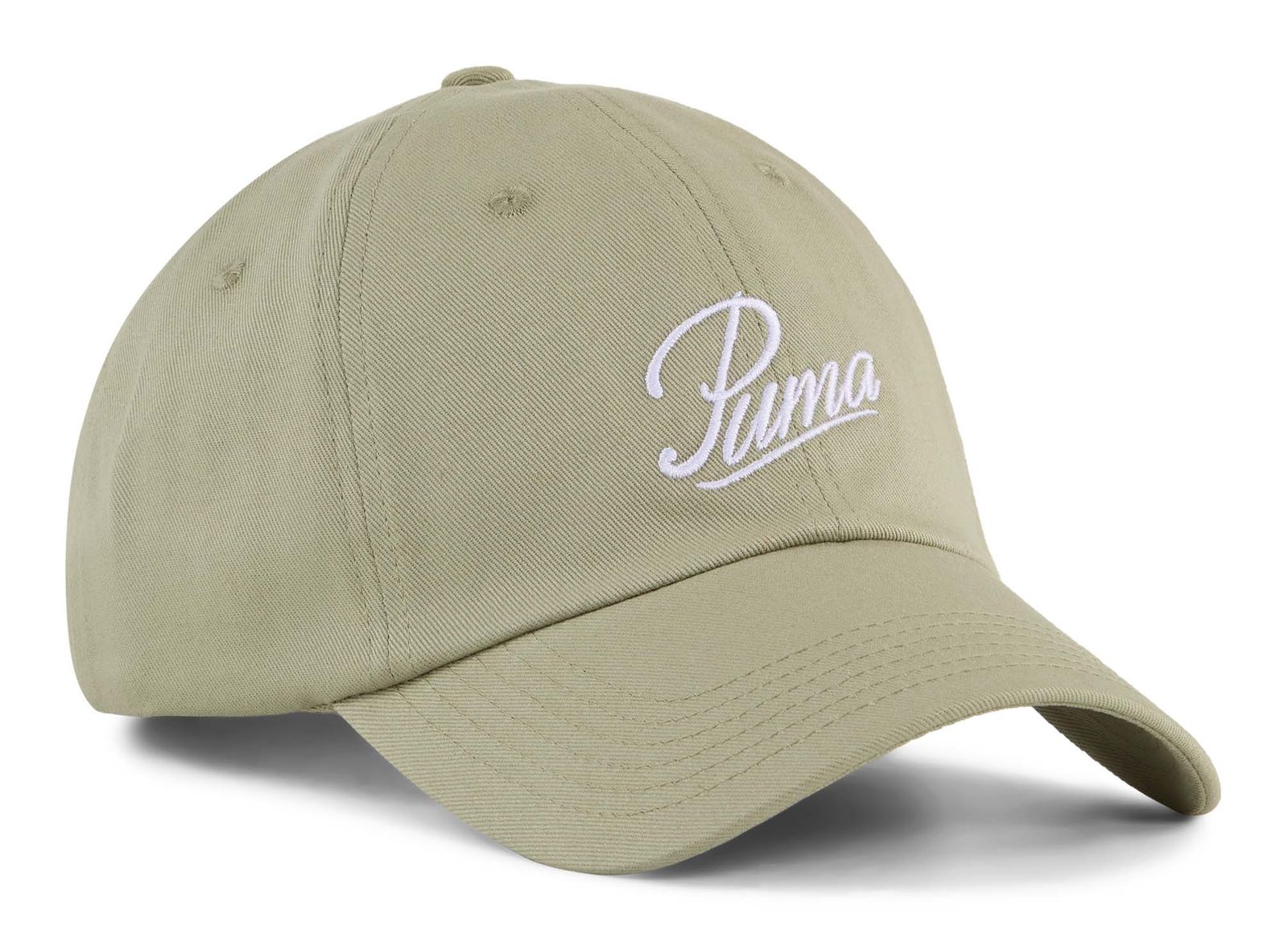 PUMA Essential Script Logo Dad Cap Lux Army PUMA Essential Script Logo Dad Cap Lux Army