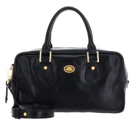 THE BRIDGE Stodo Boston Bag Nero / Oro