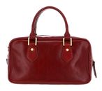 THE BRIDGE Stodo Boston Bag Rosso Ribes / Oro THE BRIDGE Stodo Boston Bag Rosso Ribes / Oro