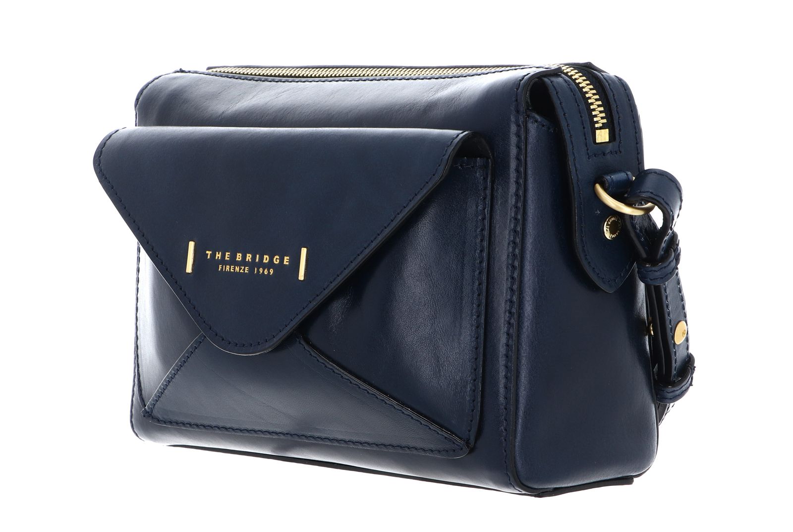 THE BRIDGE Frida Camera Case Oltremare / Oro THE BRIDGE Frida Camera Case Oltremare / Oro