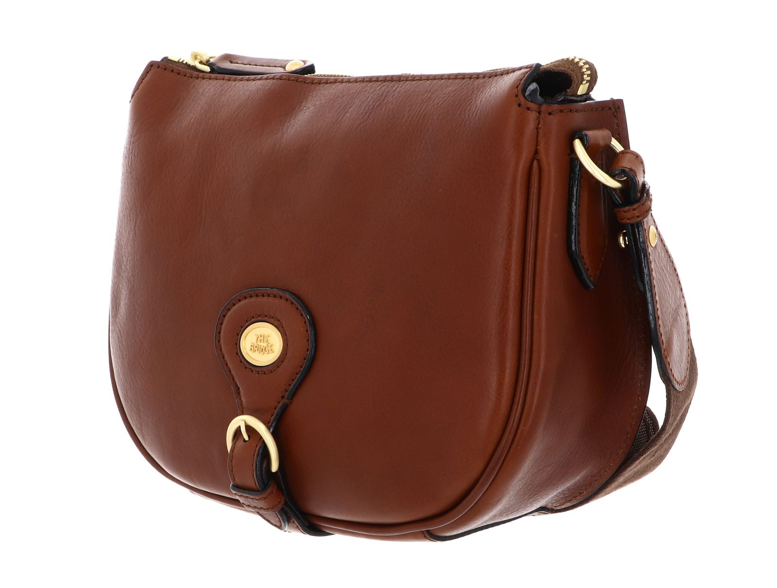 THE BRIDGE Isadora Crossbody Bag Marrone 14 / Oro THE BRIDGE Isadora Crossbody Bag Marrone 14 / Oro