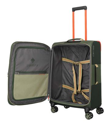 【新品・未使用】carry2 first color travelite trolley Color Craze 4W Trolley M+ Oliv | Buy bags