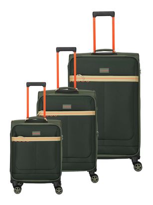 travelite Color Craze 4W Trolley L / M+ / S Oliv