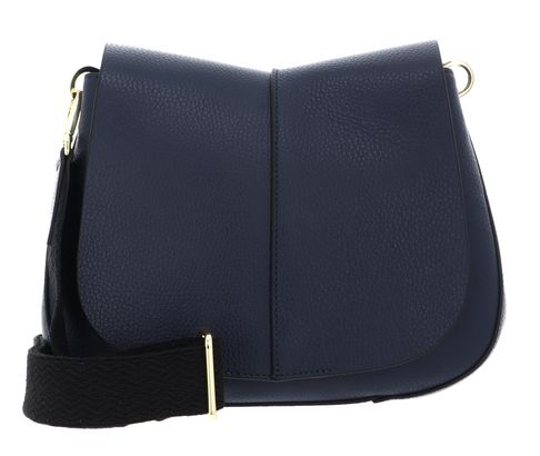 GIANNI CHIARINI Helena Round Crossbody Bag Navy