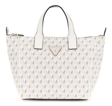 GUESS Follie Small Tote Bag Stone Logo