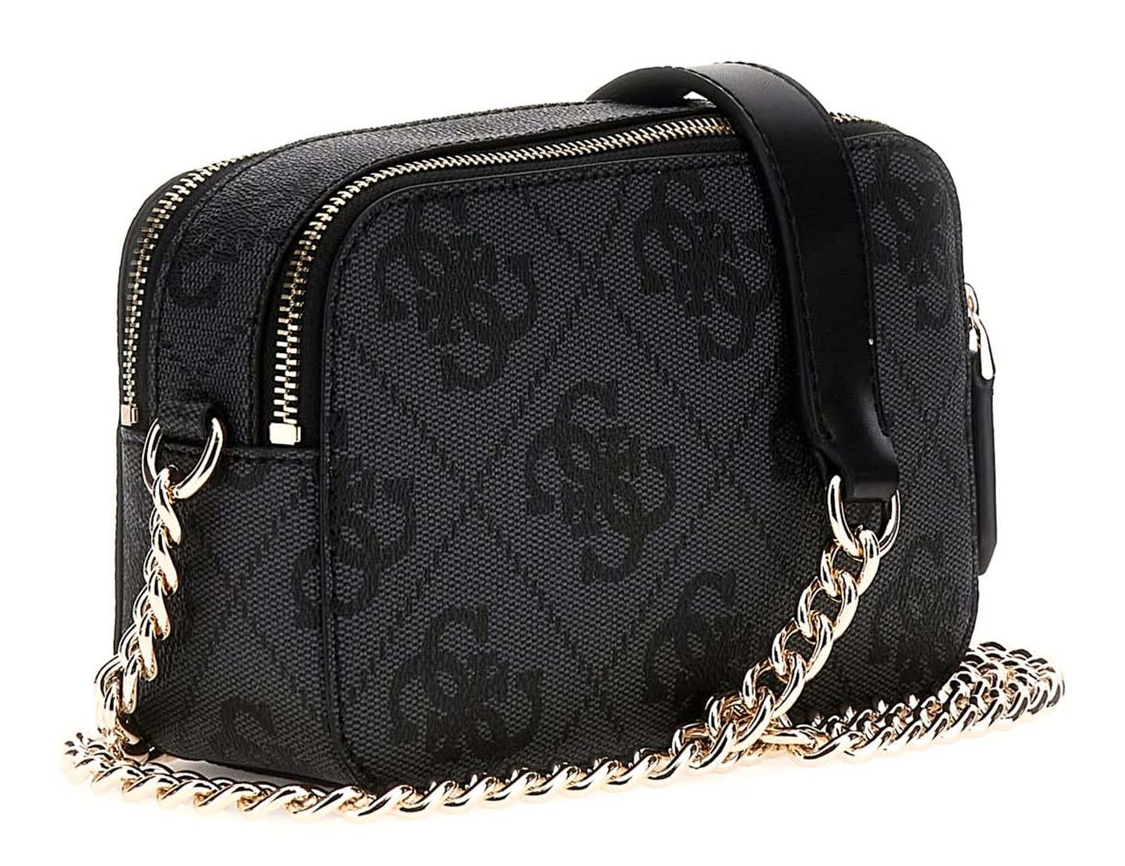 GUESS Noelle II Crossbody Camera Bag Coal Logo GUESS Noelle II Crossbody Camera Bag Coal Logo