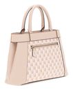 GUESS G Wave II Satchel Bag Blush Logo GUESS G Wave II Satchel Bag Blush Logo