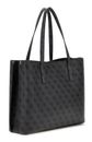 GUESS Meridian II Girlfriend Tote Bag Coal Logo