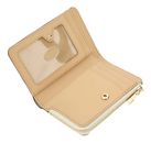 GUESS Phoebe SLG Zip Around Card Case Cream White GUESS Phoebe SLG Zip Around Card Case Cream White