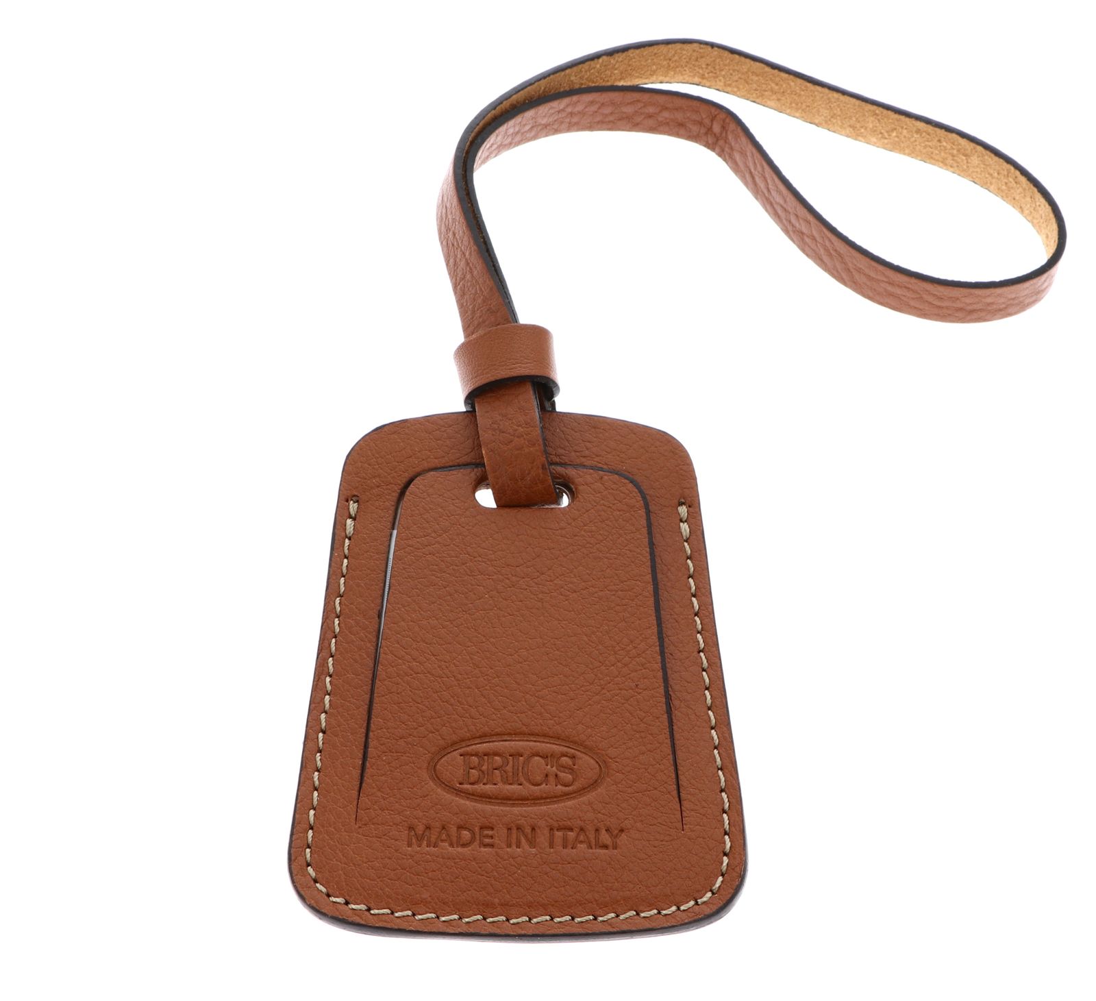 BRIC'S Address Tag Tan Leather BRIC'S Address Tag Tan Leather