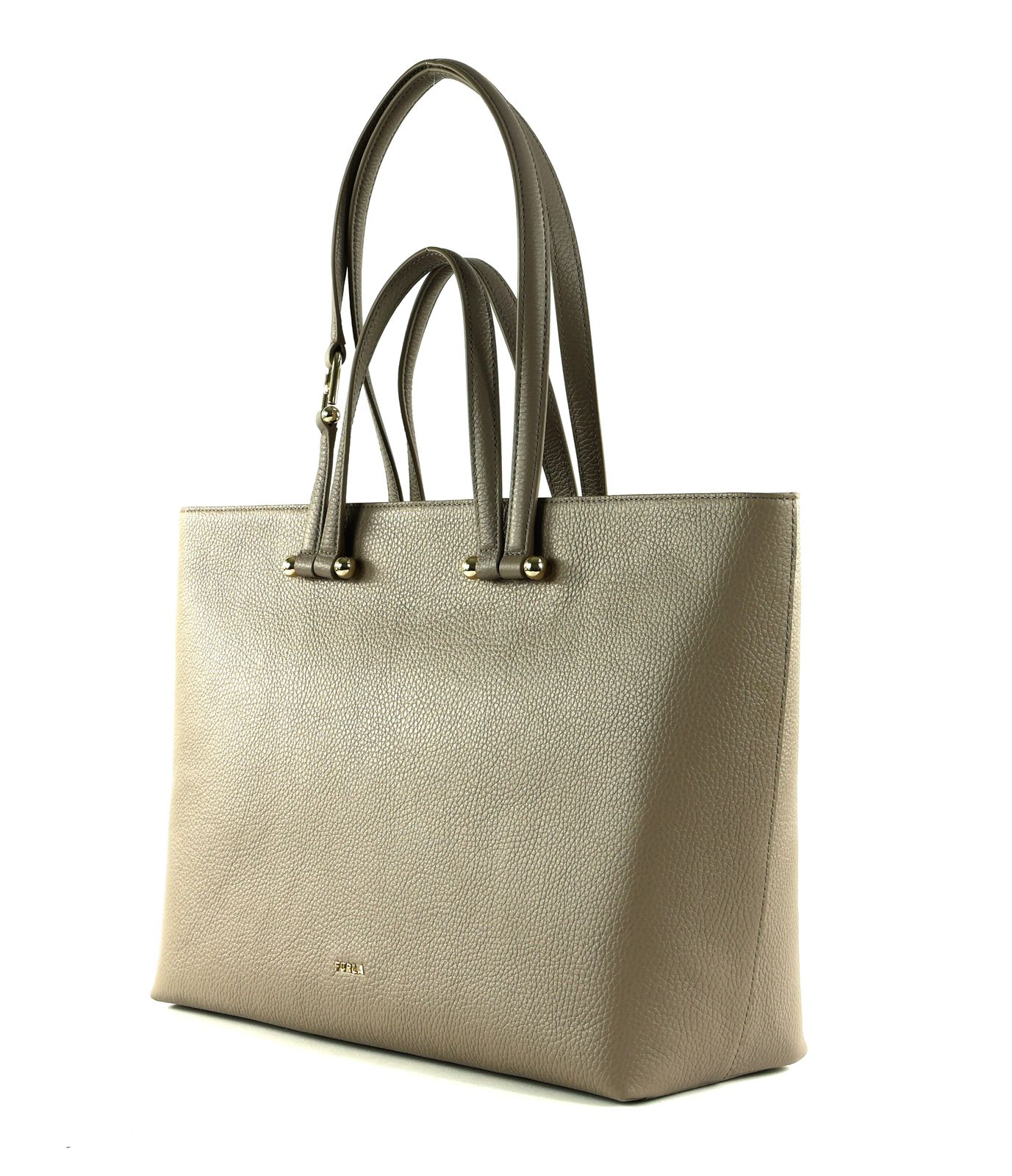 FURLA Duetto Tote L Stucco Gray FURLA Duetto Tote L Stucco Gray