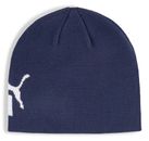 PUMA Ess Mid Crown Cuffless Beanie Puma Navy - Puma White PUMA Ess Mid Crown Cuffless Beanie Puma Navy - Puma White
