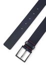 HUGO Geek Sz35 Leather Belt W115 Dark Blue HUGO Geek Sz35 Leather Belt W115 Dark Blue