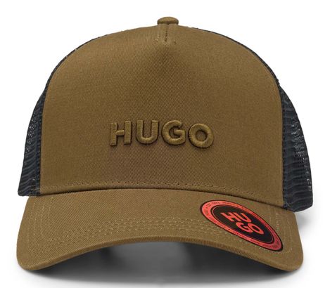 HUGO Marsel Trucker Cap Open Green
