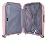 VALENTINO Wood Carry On Suitcase L Cipria