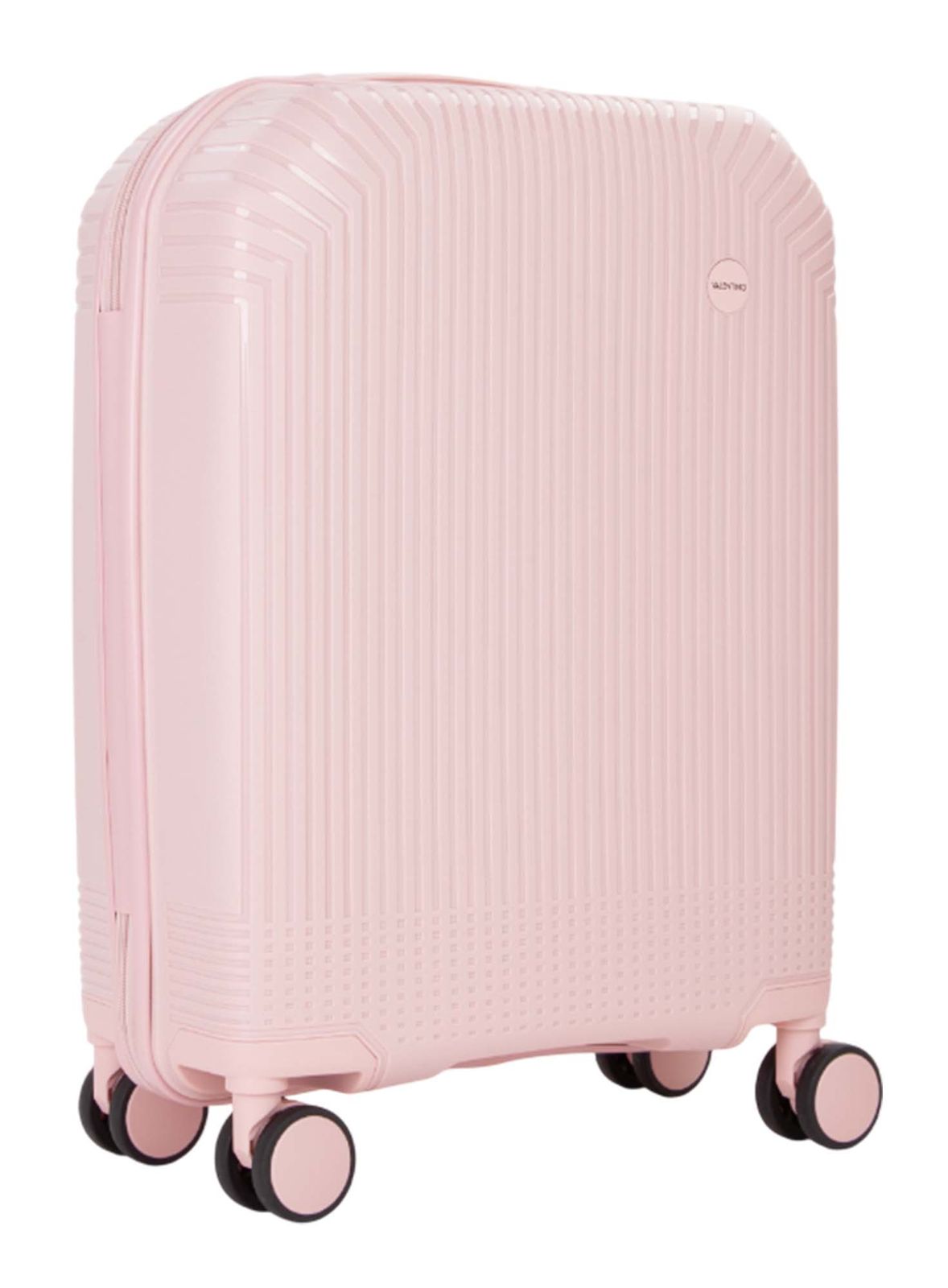 VALENTINO Wood Carry On Suitcase S Cipria VALENTINO Wood Carry On Suitcase S Cipria