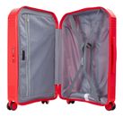 VALENTINO Wood Carry On Suitcase L Corallo