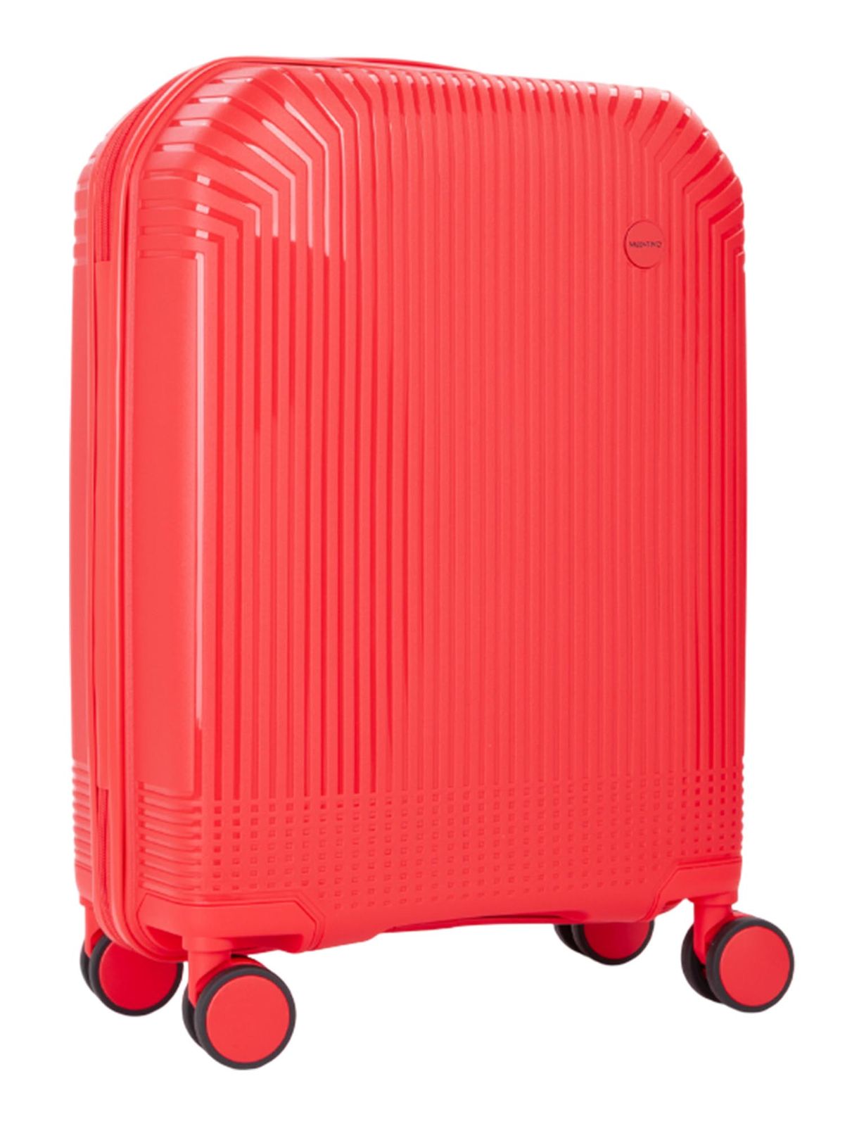 VALENTINO Wood Carry On Suitcase S Corallo VALENTINO Wood Carry On Suitcase S Corallo