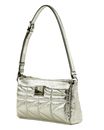 KARL LAGERFELD Kult Wrinkle Shoulder Bag Silver KARL LAGERFELD Kult Wrinkle Shoulder Bag Silver