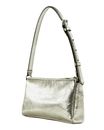 KARL LAGERFELD Kult Wrinkle Shoulder Bag Silver KARL LAGERFELD Kult Wrinkle Shoulder Bag Silver