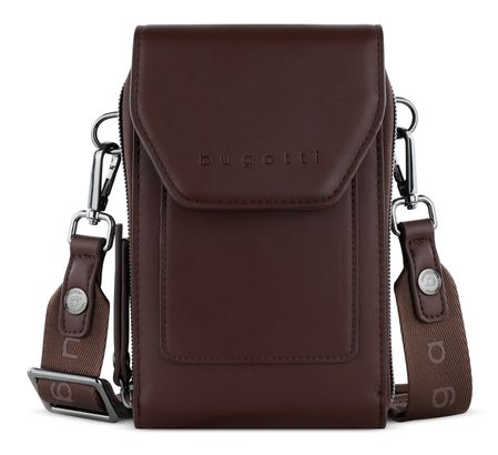 bugatti Almata Mobile Purse Bag Brown
