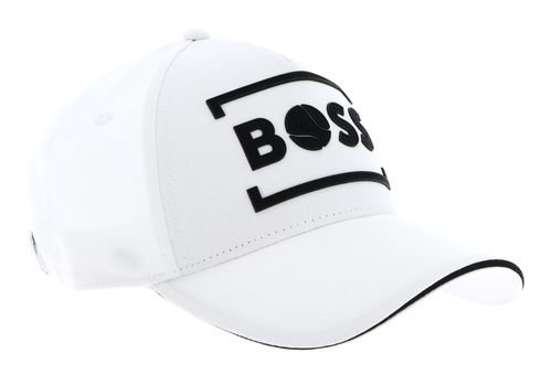 BOSS Pyer Tennis-Of-Court Cap White