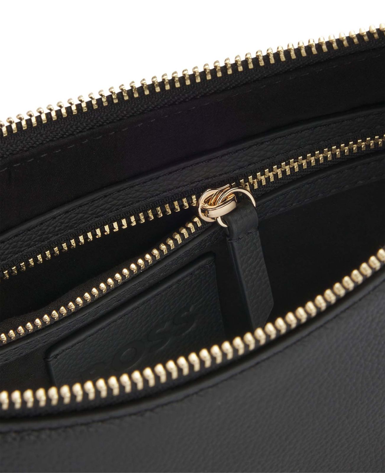 BOSS Beyond Halfmoon Shoulder Bag Black BOSS Beyond Halfmoon Shoulder Bag Black