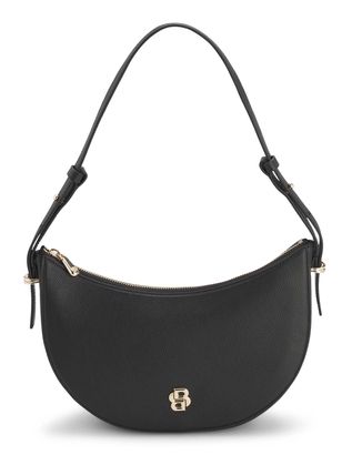 BOSS Beyond Halfmoon Shoulder Bag Black