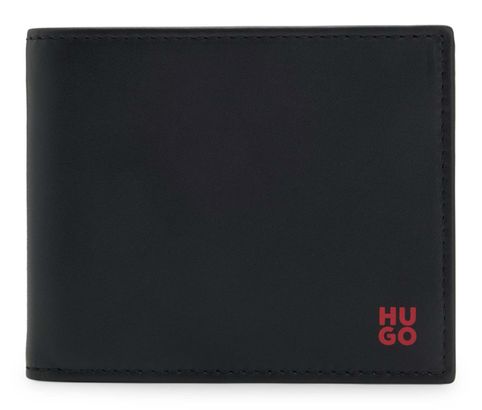 HUGO Tibby Trifold Wallet Black