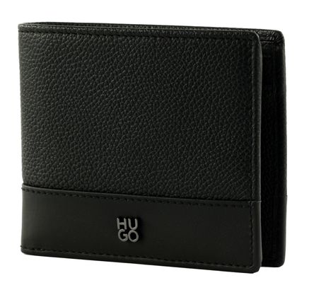HUGO Quantic Trifold Wallet Black