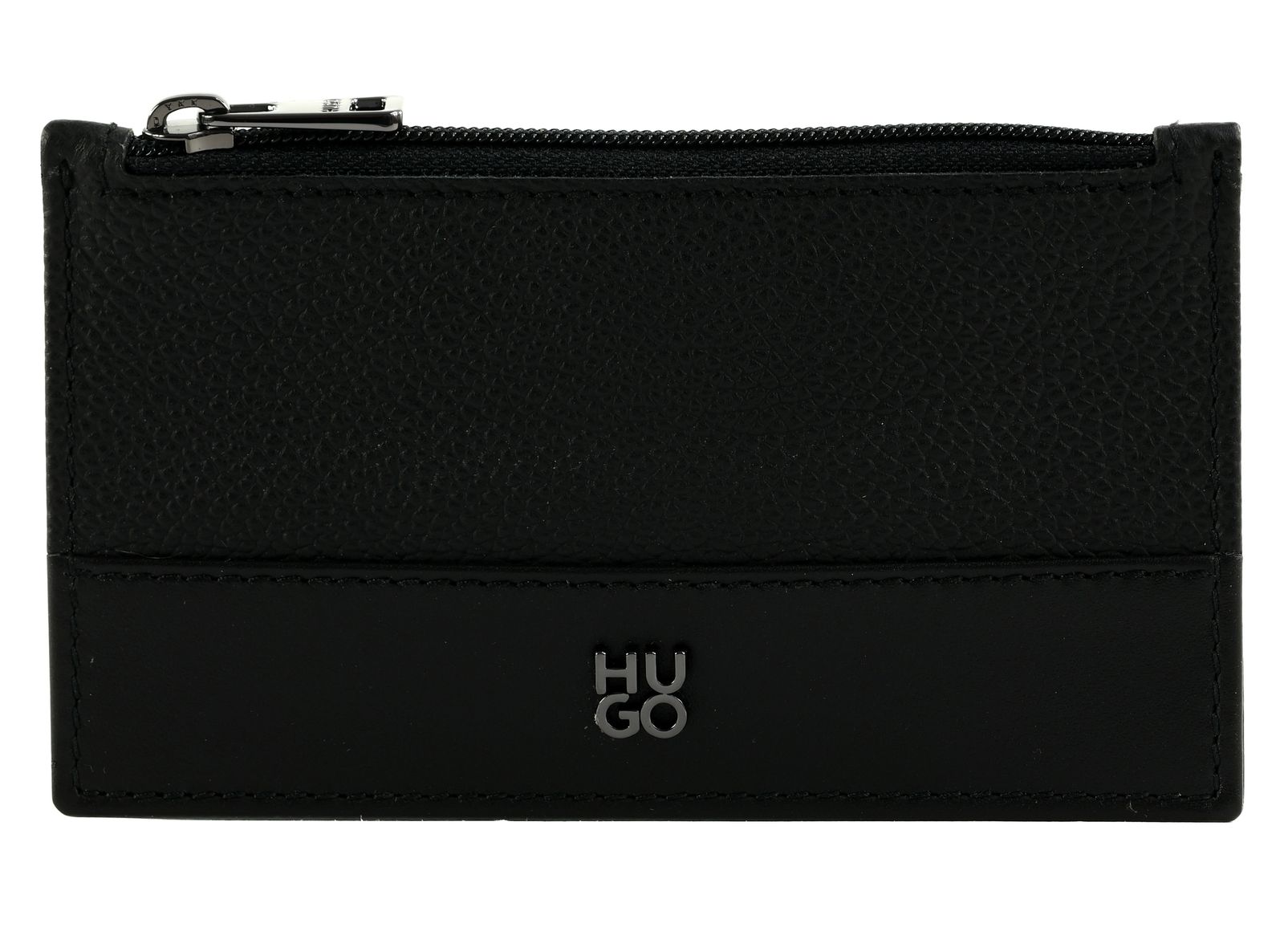 HUGO Quantic Zip Card Case Black HUGO Quantic Zip Card Case Black