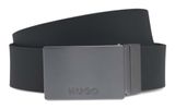 HUGO Giffin-Gm Gb35 Leather Belt W115 Black - shortenable