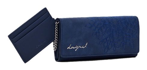 Desigual Sierra Mone Mariona Long Wallet Azul Noche