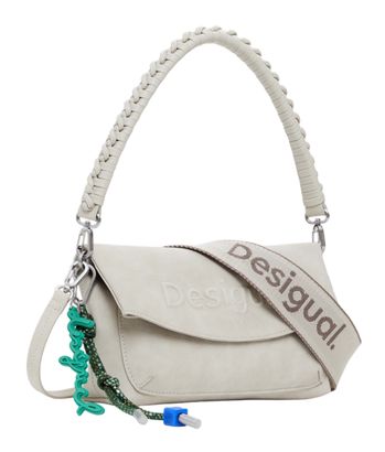 Desigual Half Logo Trokel Shoulder Bag Piedra