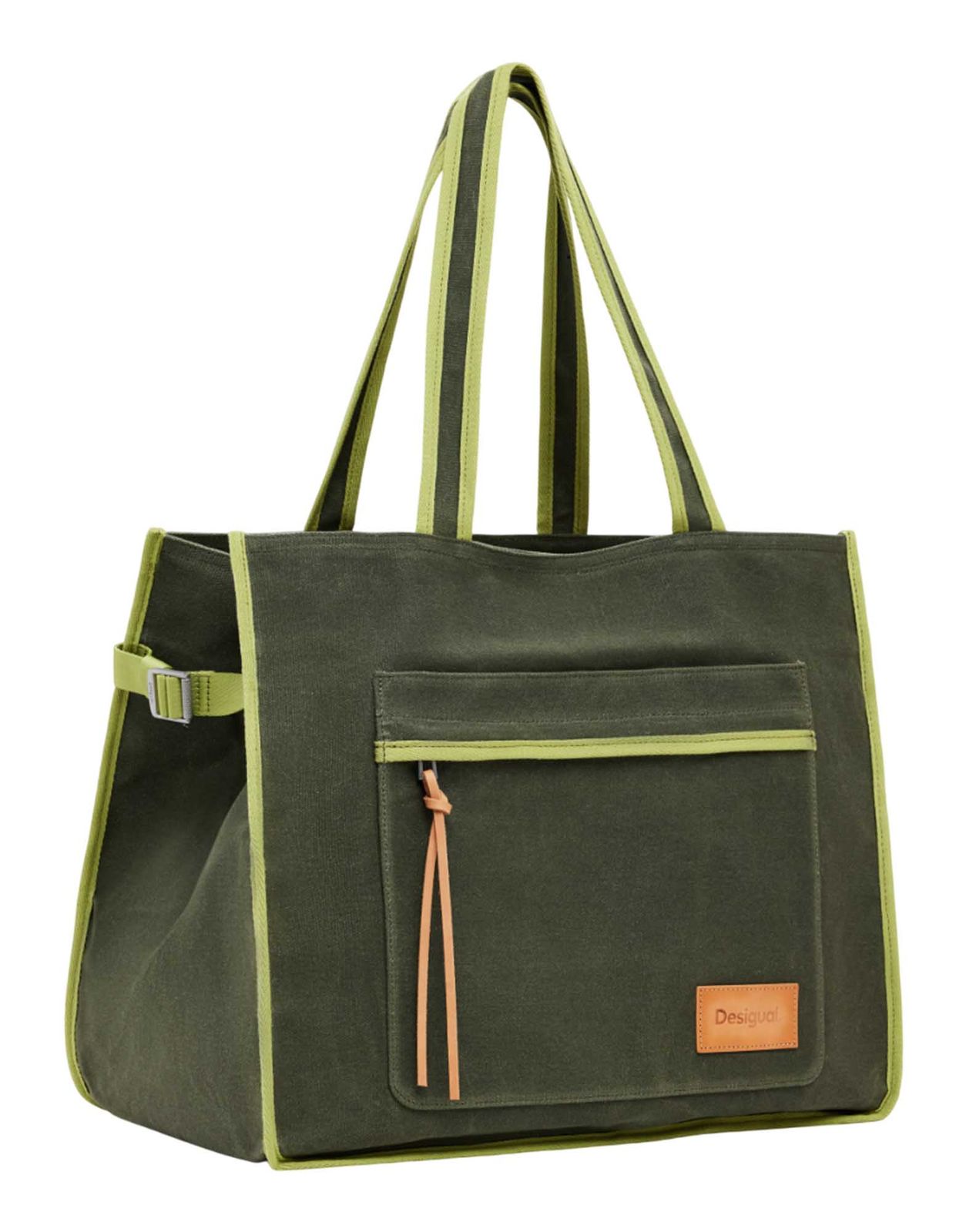 Desigual Mediterraneo Khiva Shopping Bag Khaki Desigual Mediterraneo Khiva Shopping Bag Khaki