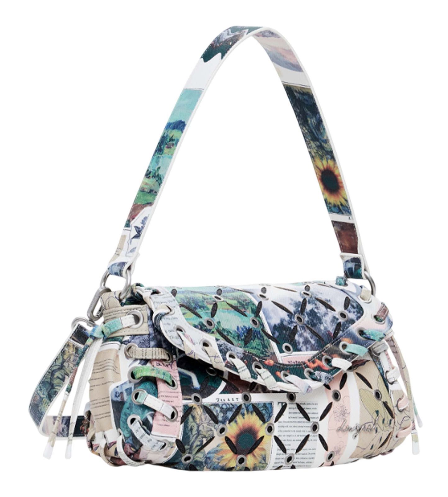Desigual Juliett Cut Out Print Shoulder Bag Tutti Fruti Desigual Juliett Cut Out Print Shoulder Bag Tutti Fruti