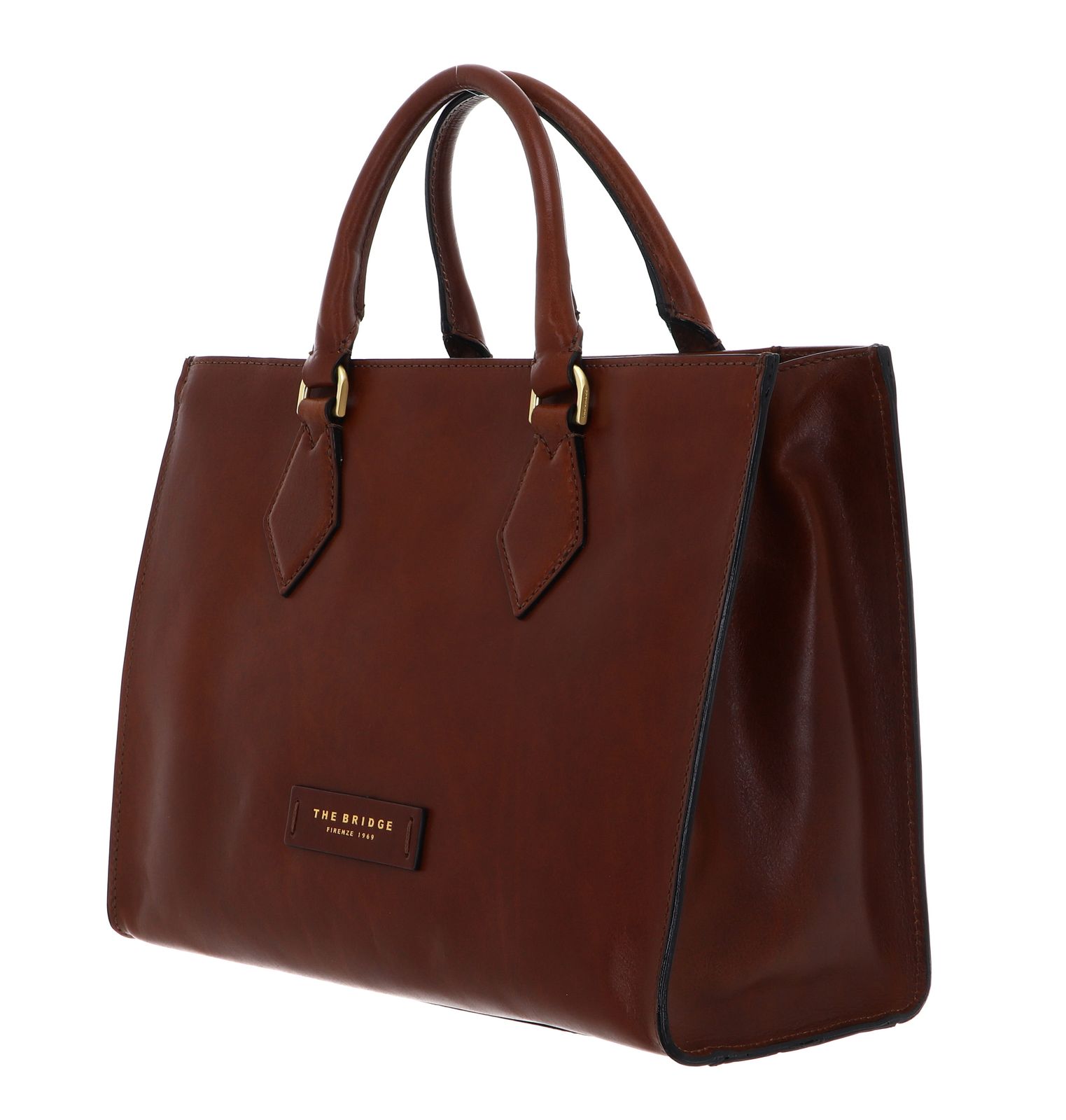 THE BRIDGE Ida Handbag With Shoulder Strap Marrone 14 / Oro THE BRIDGE Ida Handbag With Shoulder Strap Marrone 14 / Oro