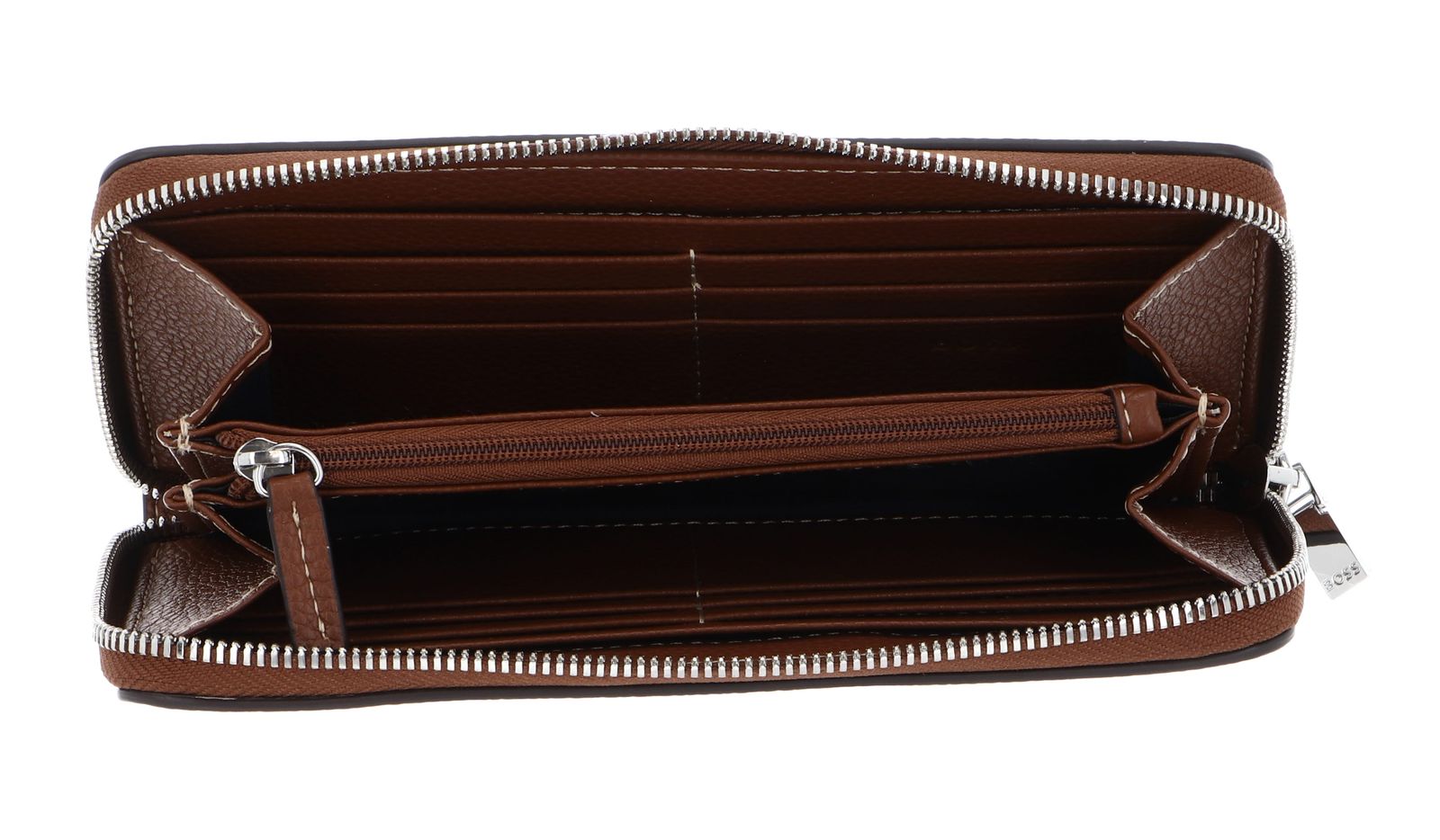 BOSS Anett Ziparound Wallet Medium Brown BOSS Anett Ziparound Wallet Medium Brown
