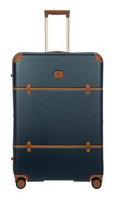 BRIC'S Bellagio Trolley 82 cm Blue / Tan