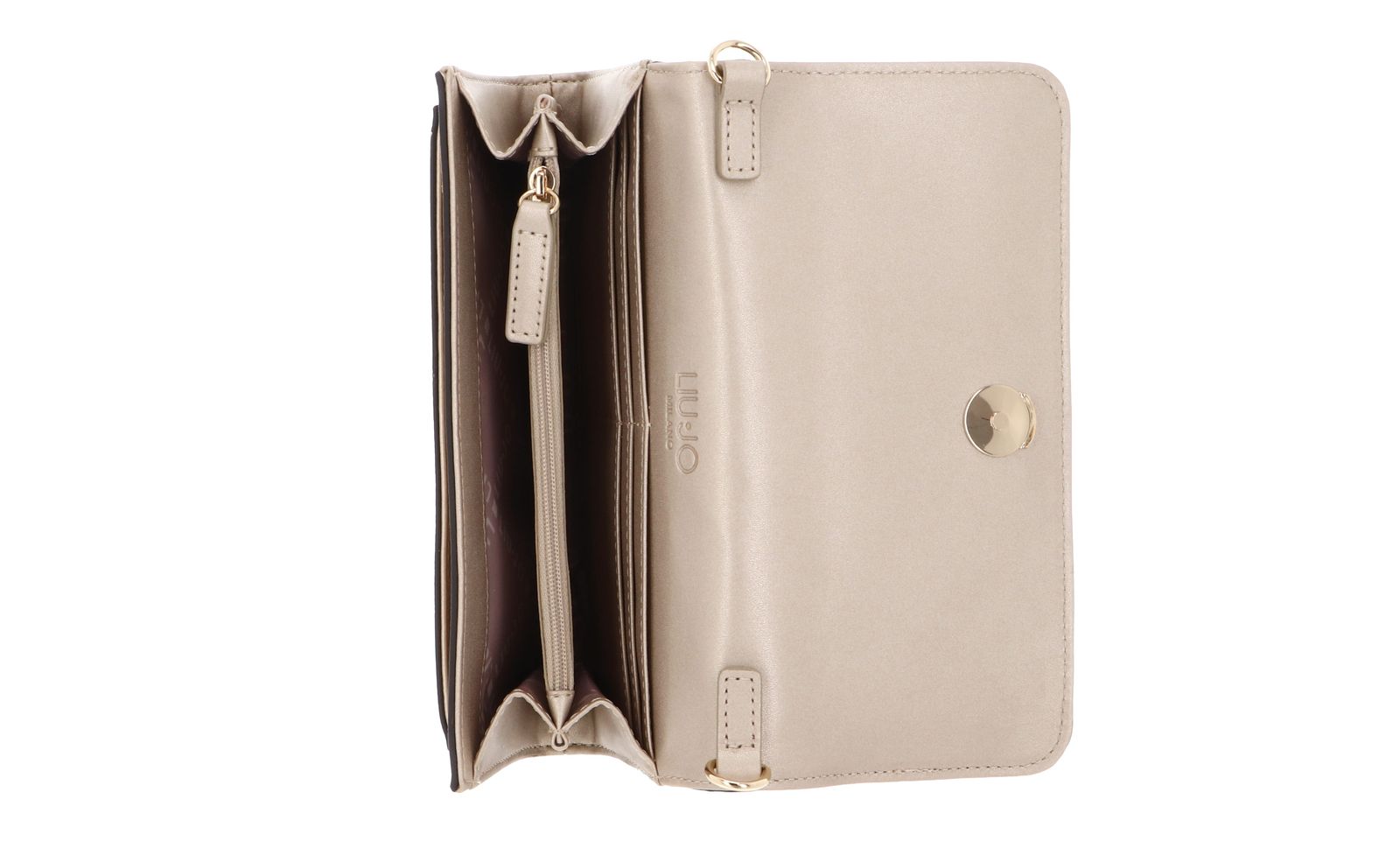 LIU JO Caliwen Bifold Wallet XL Light Gold LIU JO Caliwen Bifold Wallet XL Light Gold