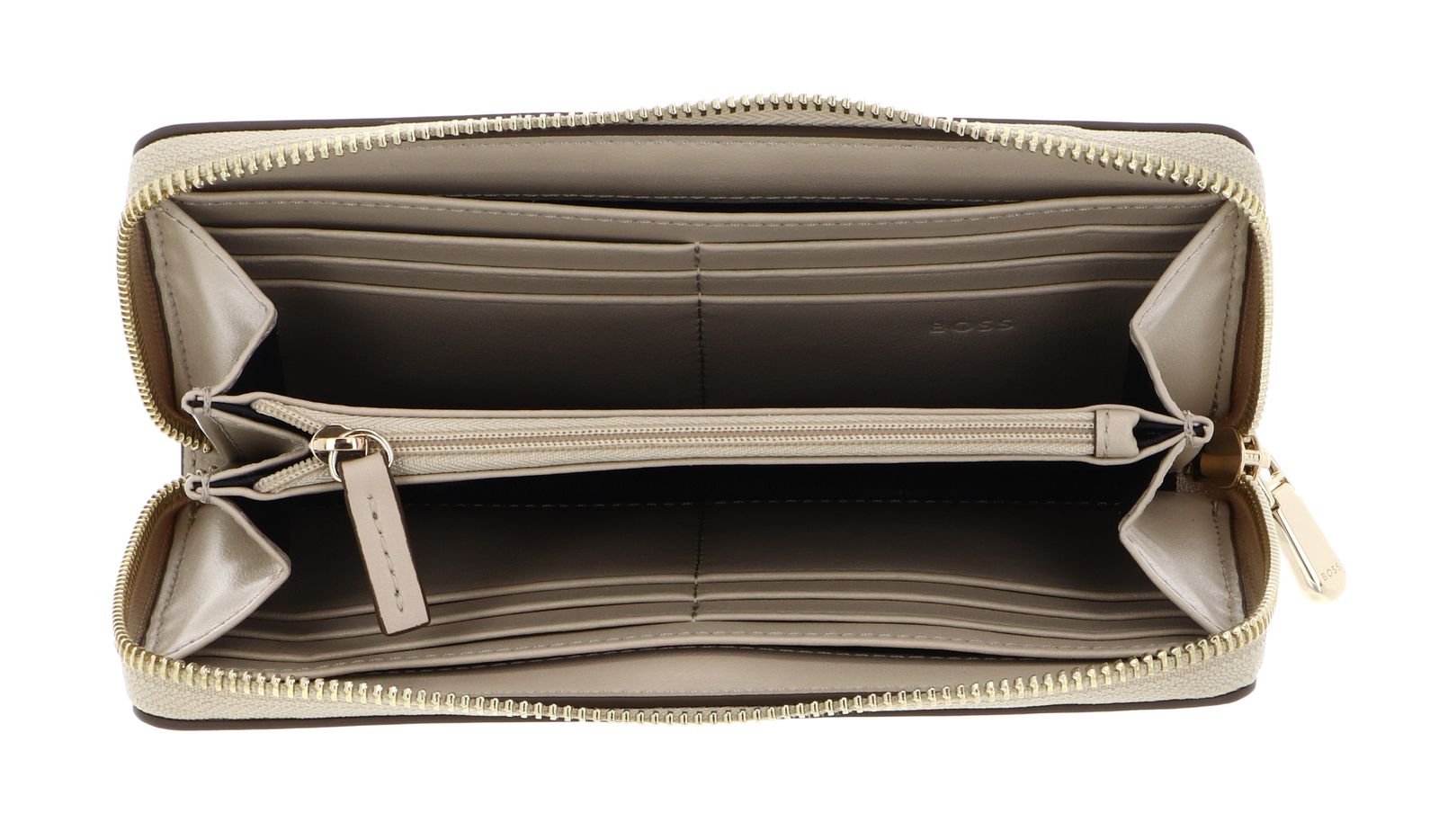 BOSS Numah Ziparound Wallet Light Beige BOSS Numah Ziparound Wallet Light Beige