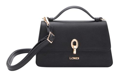 L.CREDI Petronella Handle Bag Black